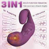 VibraClit - 3 In 1 Heating Clitoral and G-Spot Vibrator